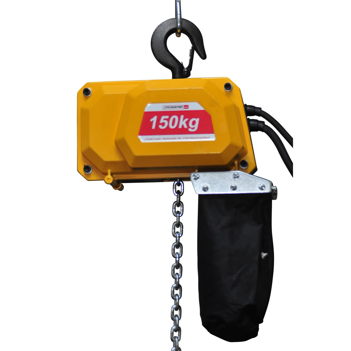 Crossfer elektrische kettingtakel, hijstakel, bouwtakel, takel 150kg
