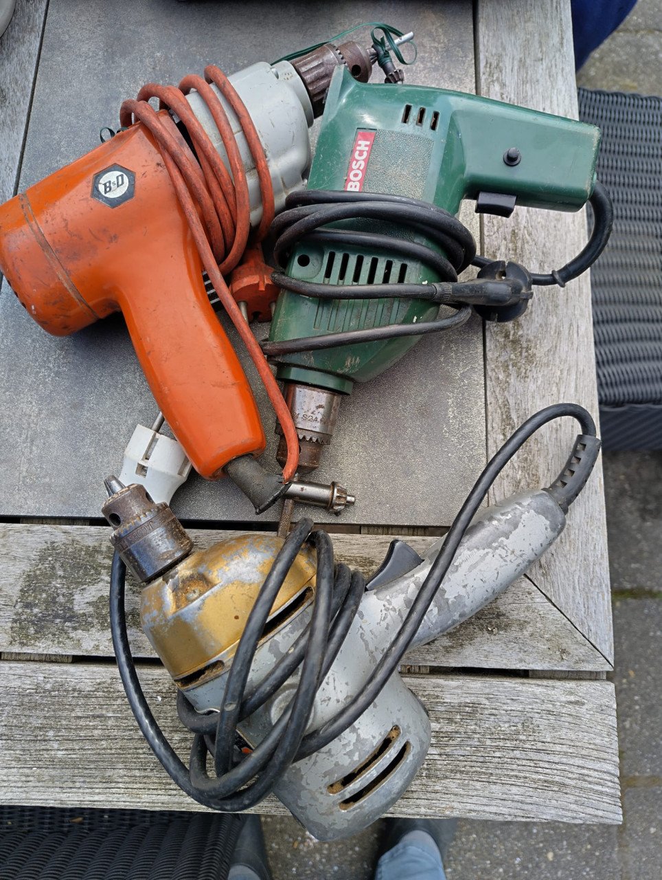 3 elektrische boormachine 's