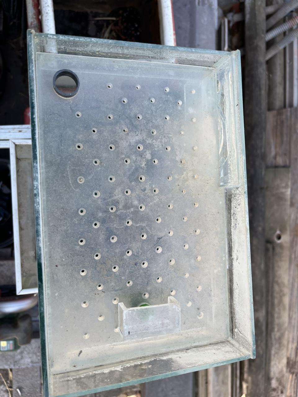 Aquarium druppel filter glas