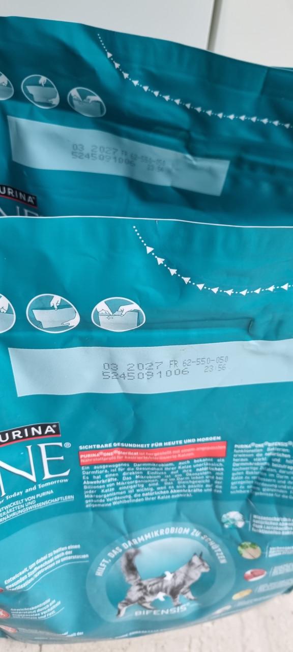 9 zakken Purina One Bifensis Kattenvoer droog