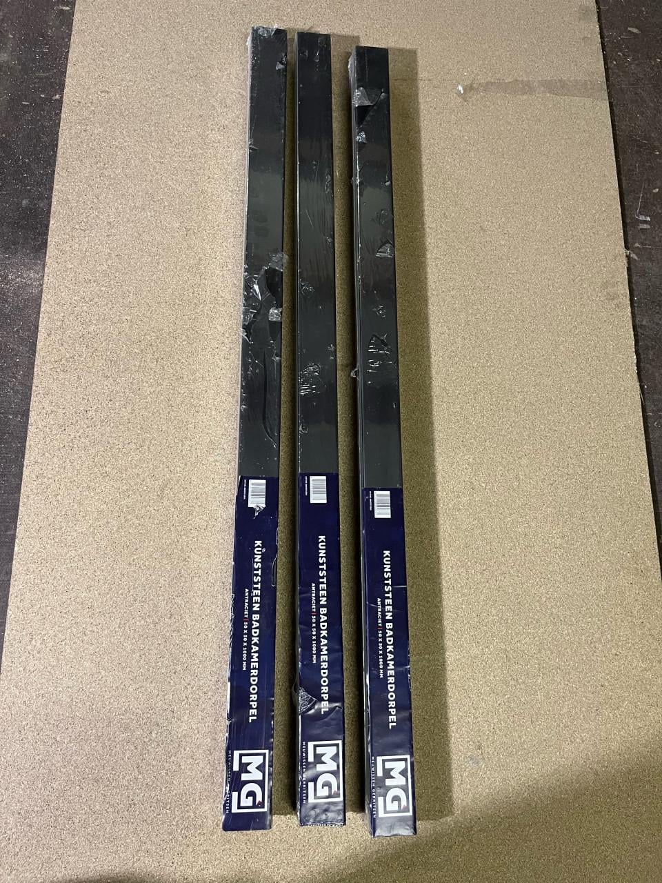 Diverse antraciete stofdorpels