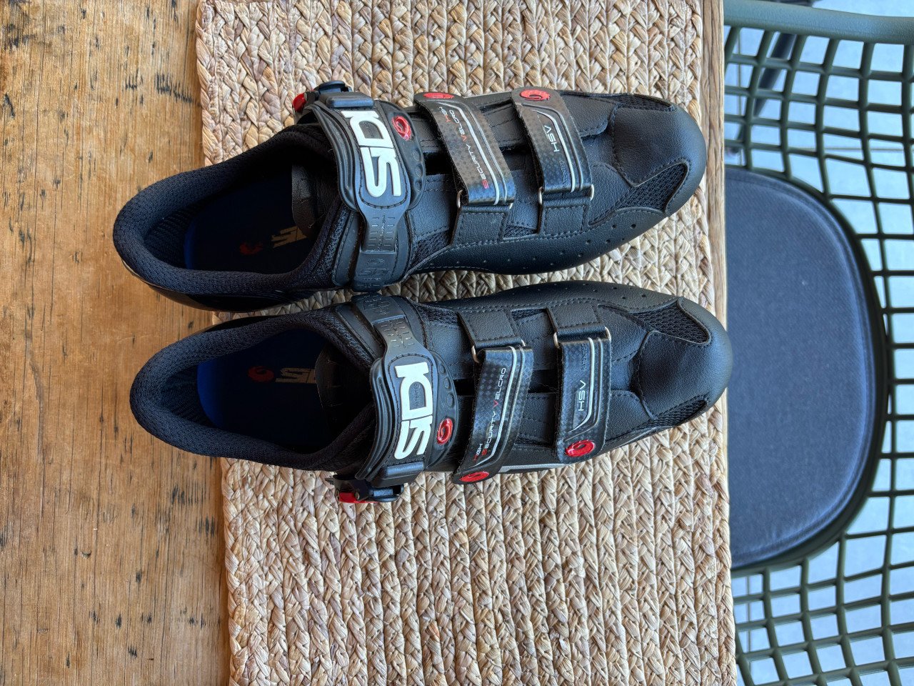 Sidi racefietsschoenen maat 46 vallen klein als 44,5/45
