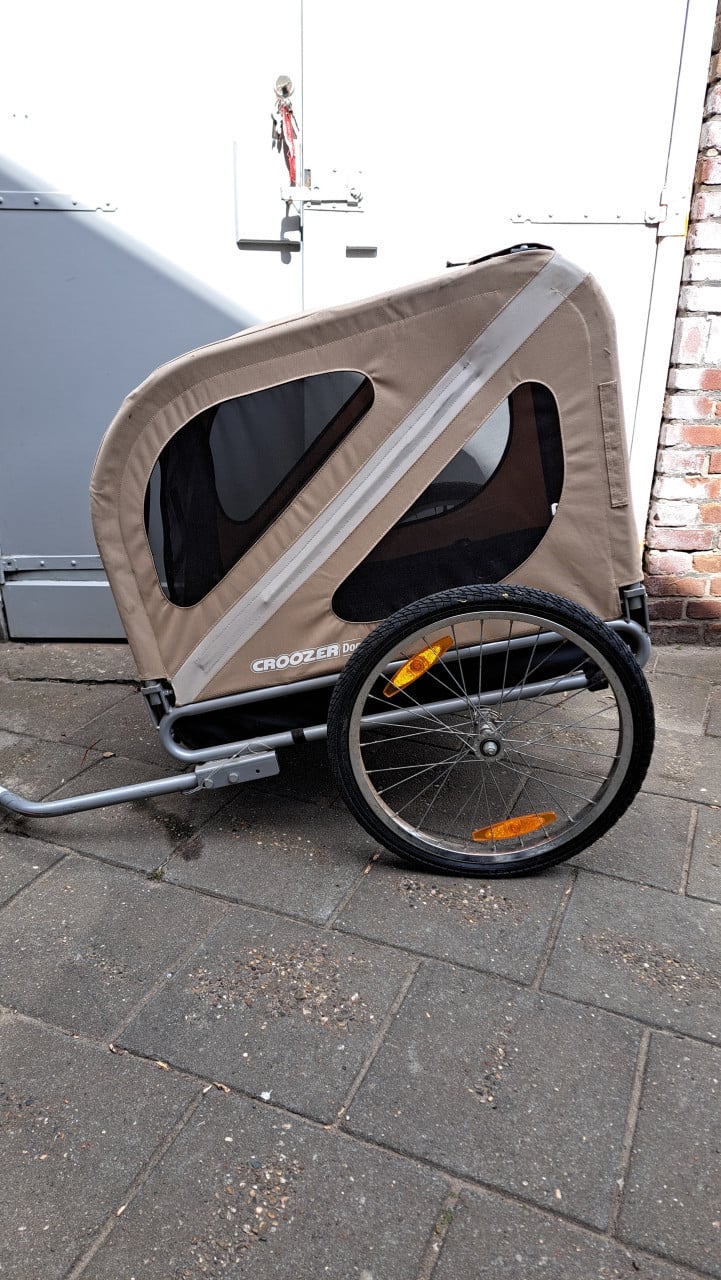 Grote hondenfietskar
