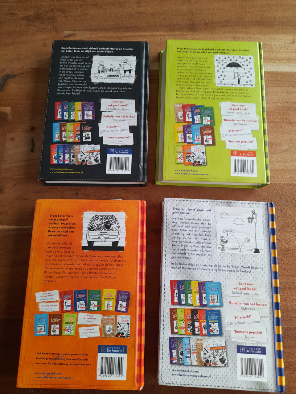 Kinderboek Het leven van een loser (4 boeken)