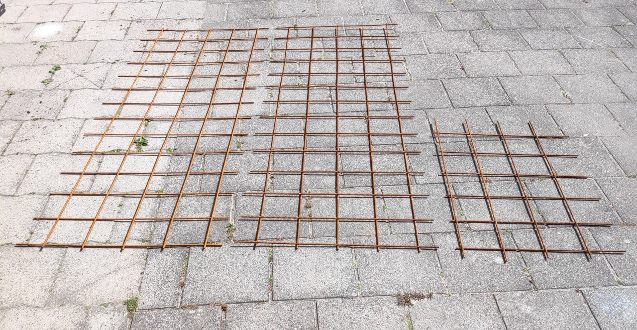 Bouwstaalmatten 150x150x6