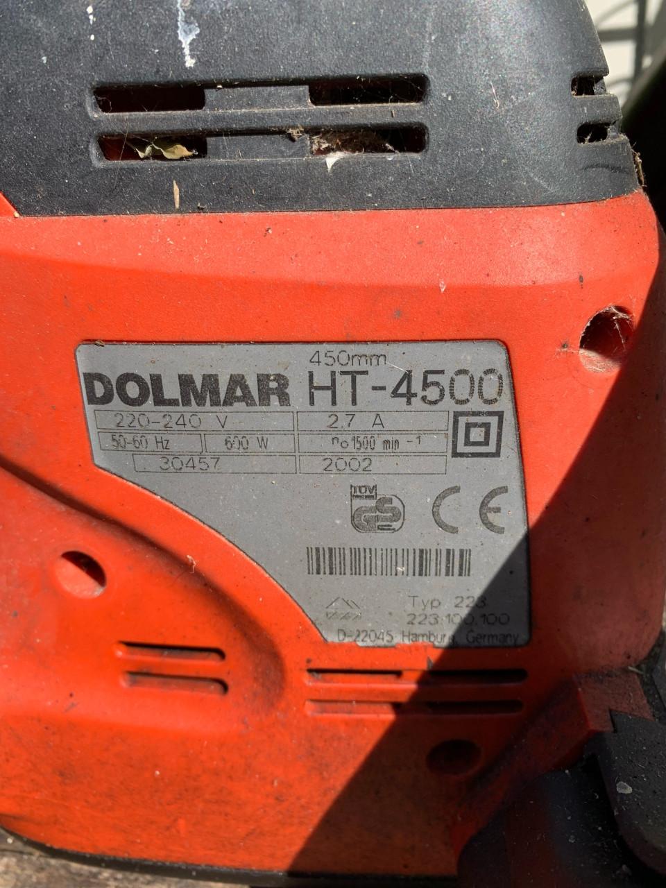 Stihl heggenschaar en dolmar heggenschaar