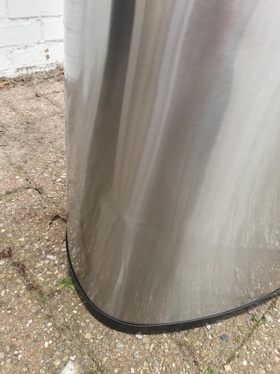 Bayt prullenbak met sensor – 60 L zilver | beschadigd