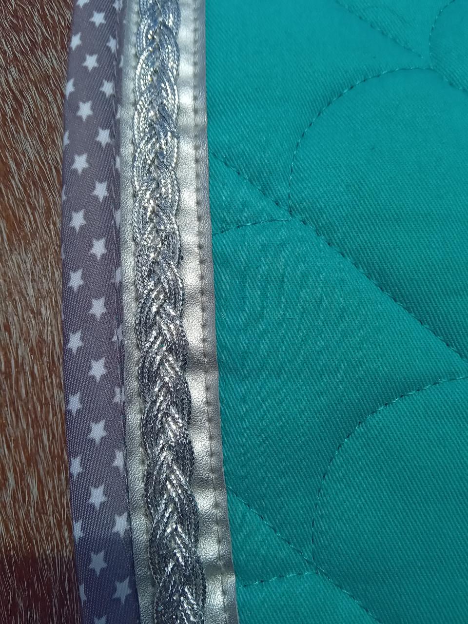 Fell turquoise dekje
