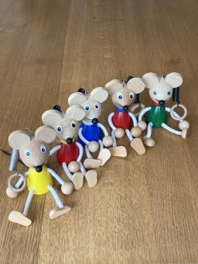 5 muizen aan trekveer