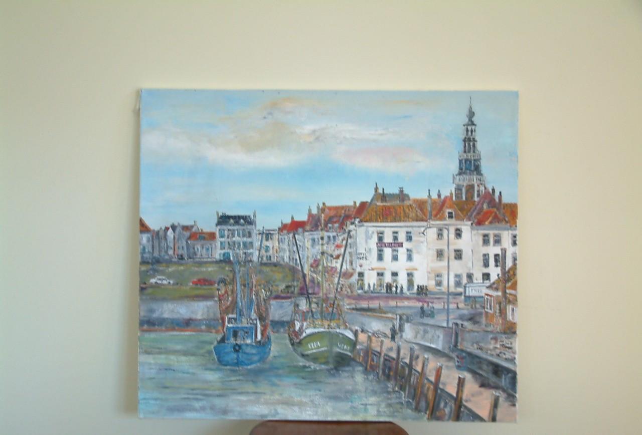 Haven -en oudere zeilers Visserij