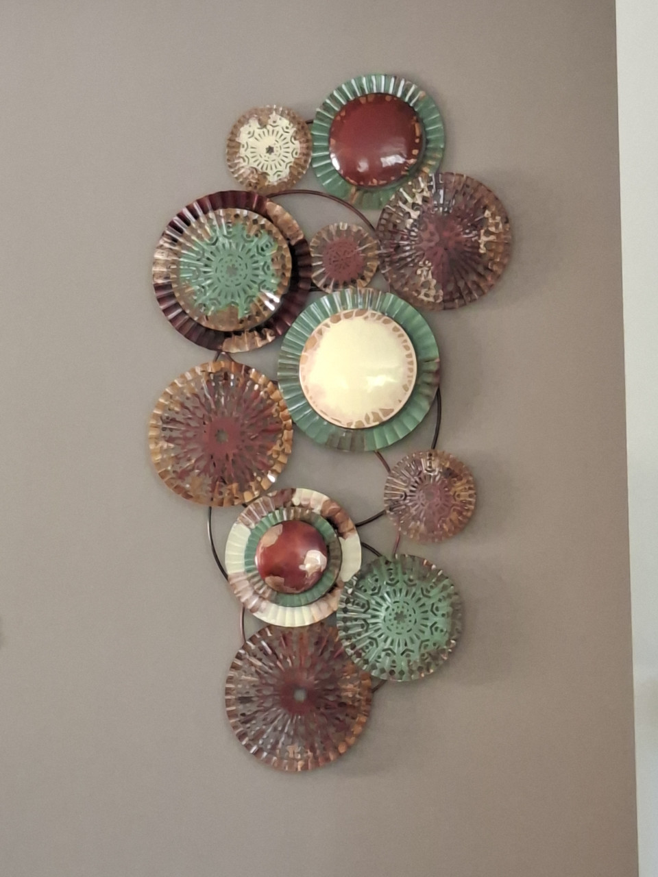 Wanddecoratie metaal