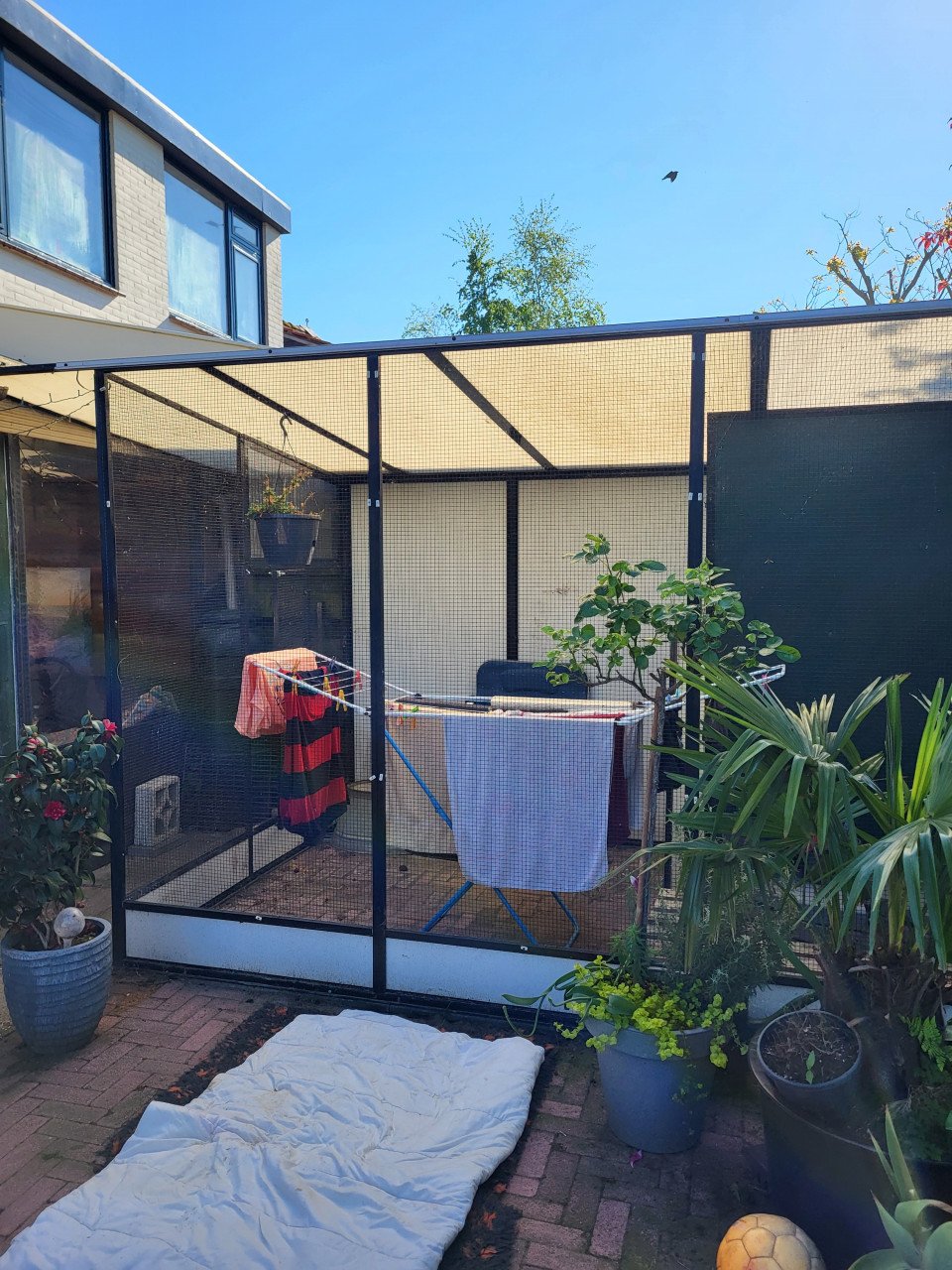 Volière 4 x 2 meter aluminium