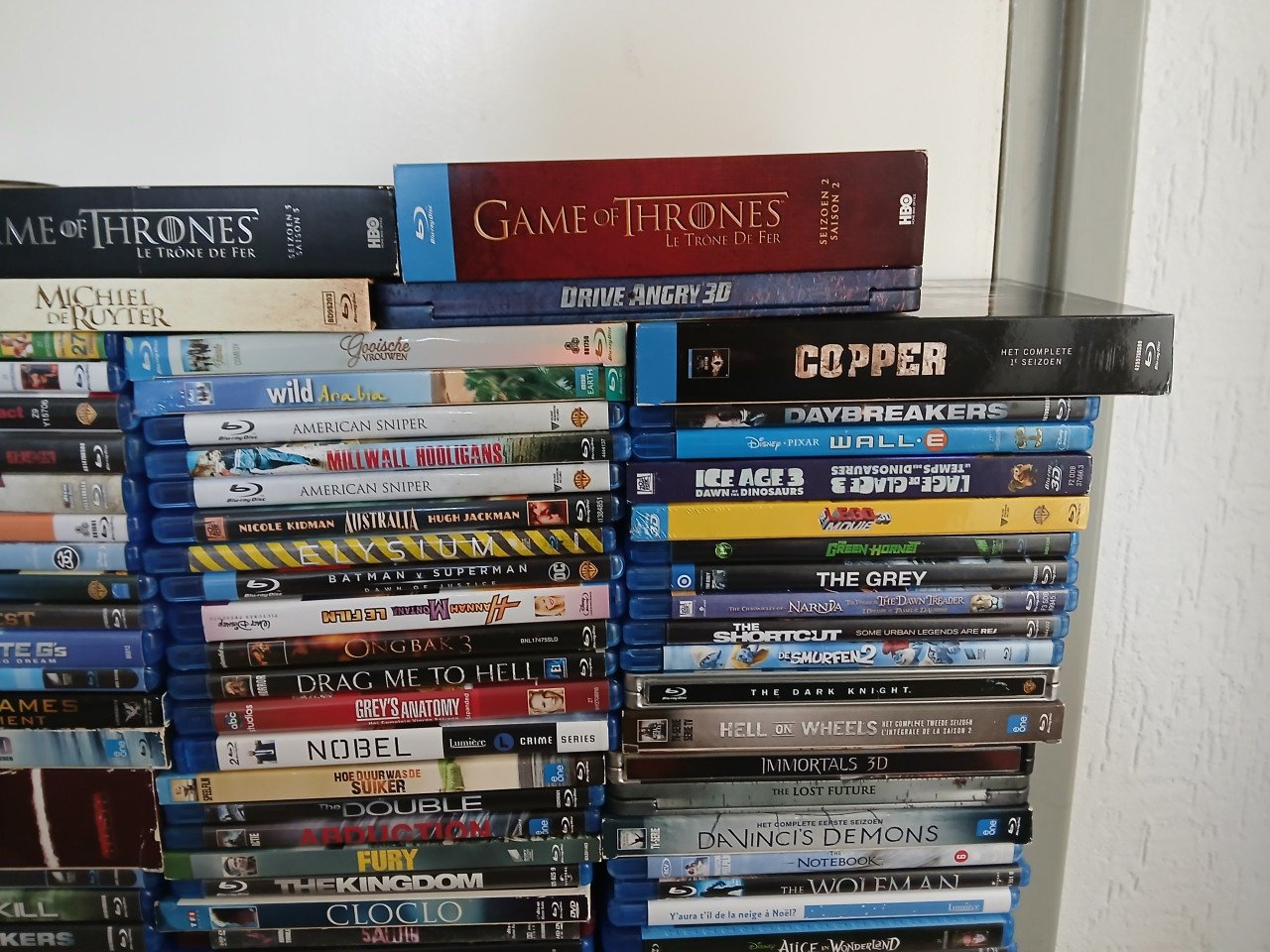 Blu ray partij 186 stuks