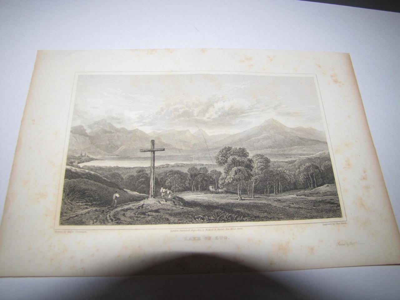 Diverse gravures door Wilam Beattie M.D. Jaartal 1835.
