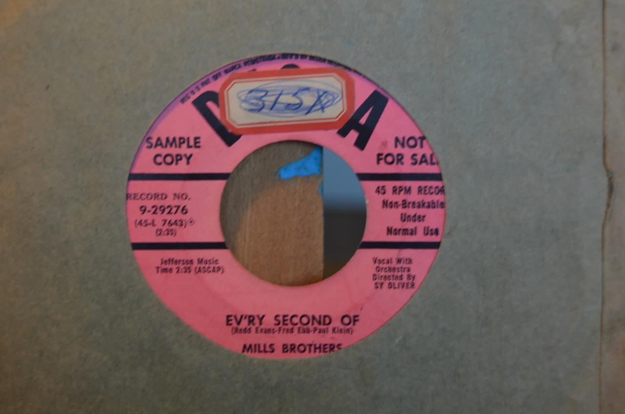 Bijzondere singles The Mills Brothers (Sample copies e.d.) (2)