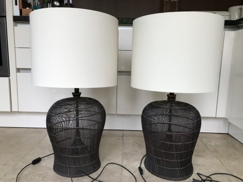 2 grote schemerlampen