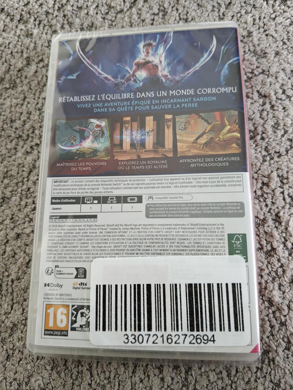 Nintendo Switch prince of persia
