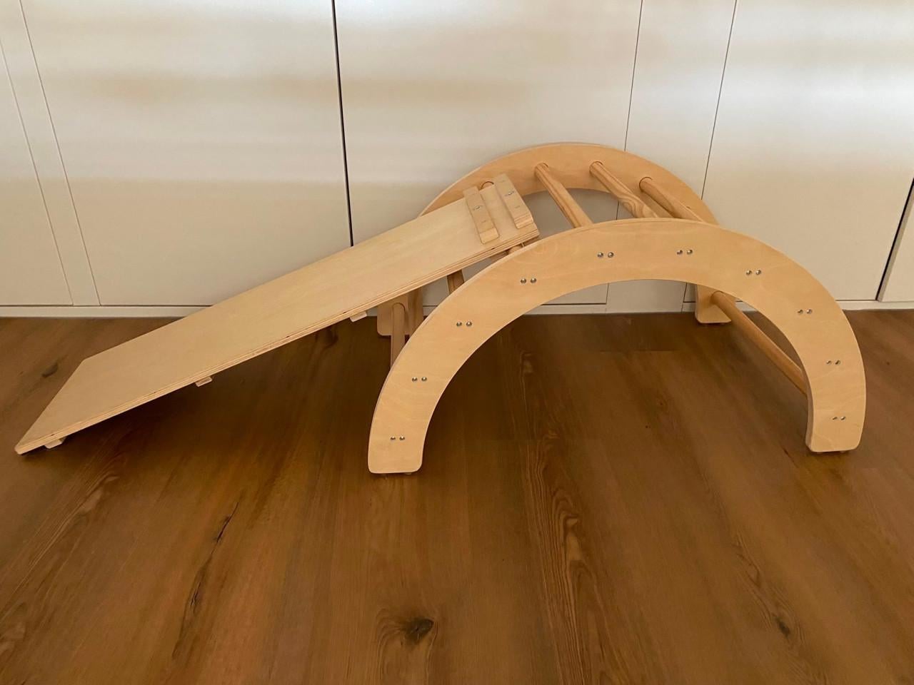 Houten klimrek