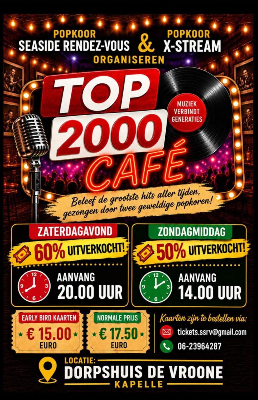 Kaarten voor een geweldige Top 2000 in Kapelle