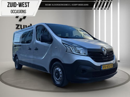 Renault Trafic 1.6 dci t29 l2h1 dc dubbele cabine 6 zits
