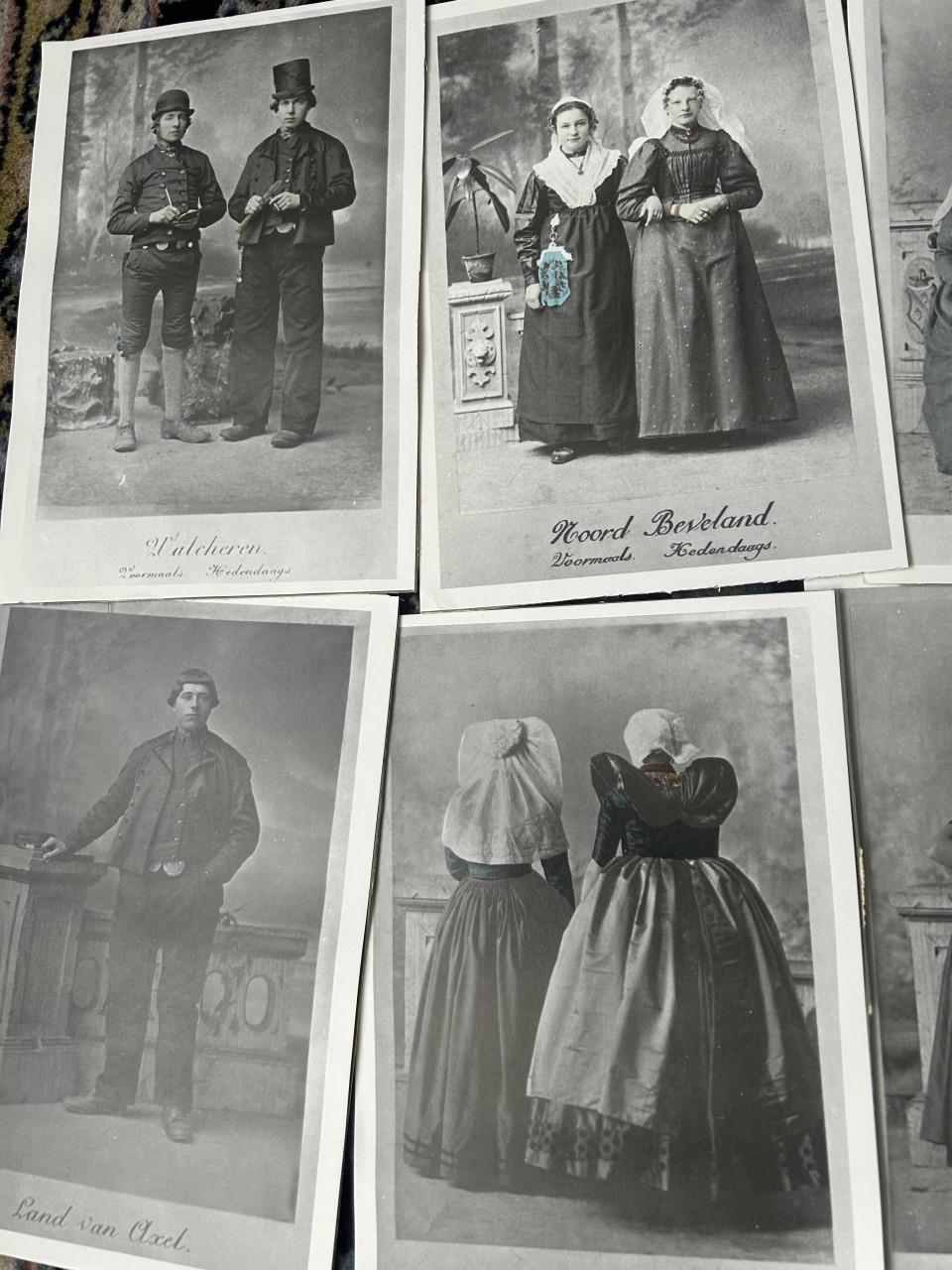 Verzameling platen zeeuwsche klederdracht 1894