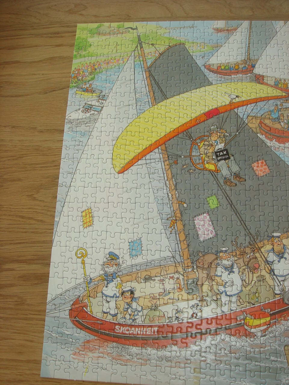 Te koop Complete Jan van Haasteren Puzzels De kaasmarkt- Skutsjesilen