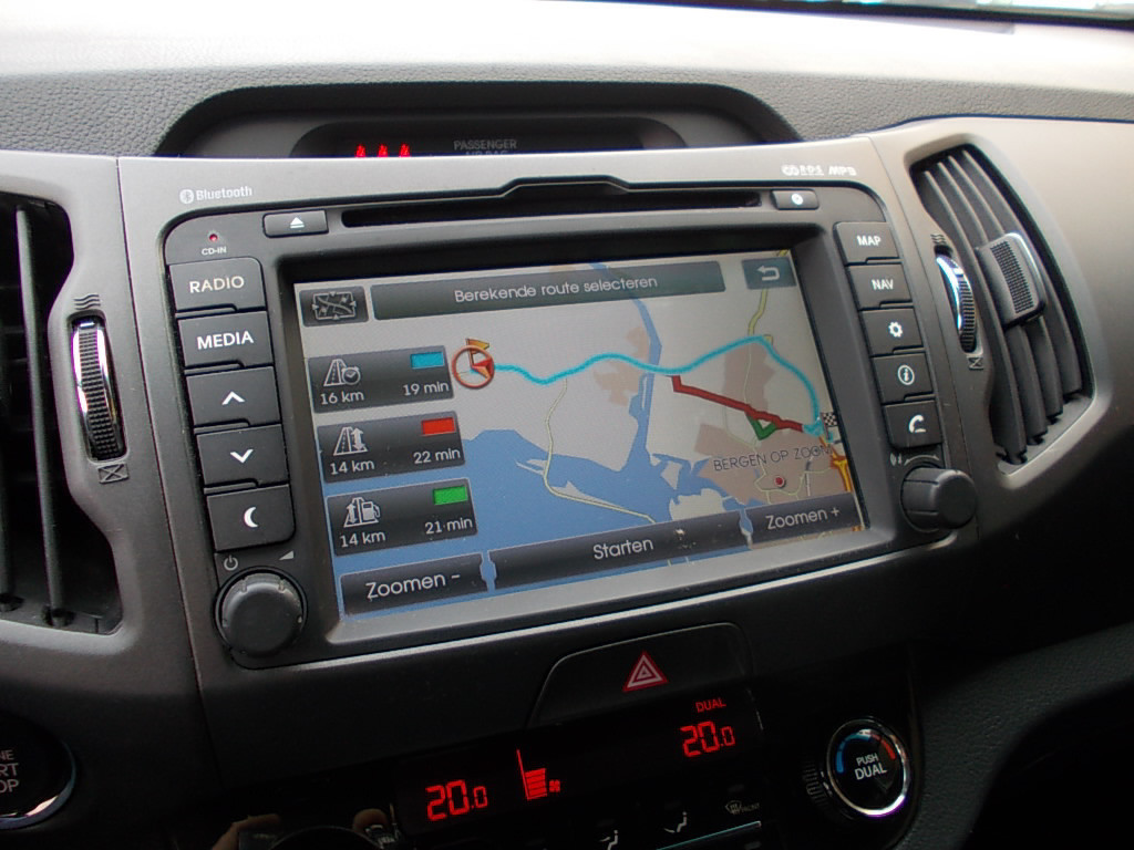 Kia Sportage 1.6 gdi airco clim. camera + nav. cruise con.