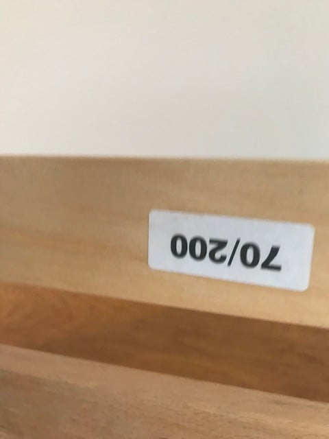Gratis af te halen: lattenbodem 70x200 cm (als nieuw)