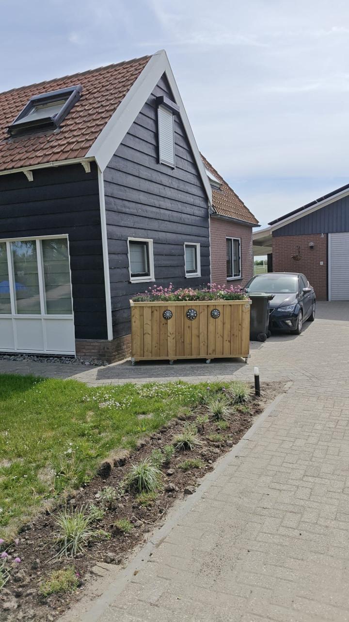 Zeeuwse knop bloembakken projecten ter inspiraties L210 x B70 x H100