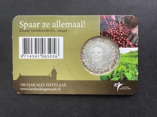 Coincard Het Max Havelaar Vijfje 2010.