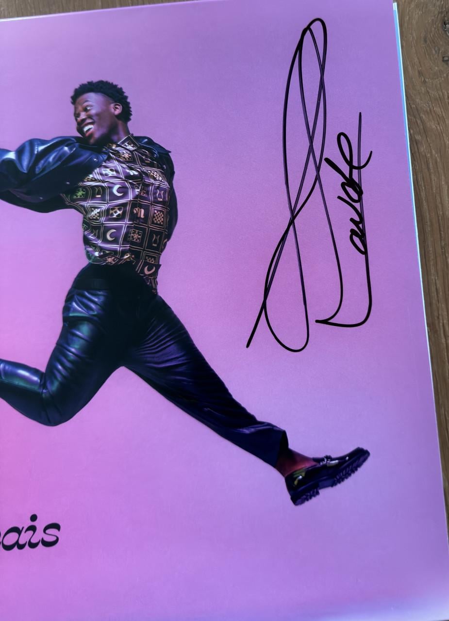 Lp met handtekening Claude