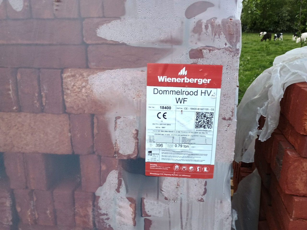 Dommelrood metselstenen 750 stuks