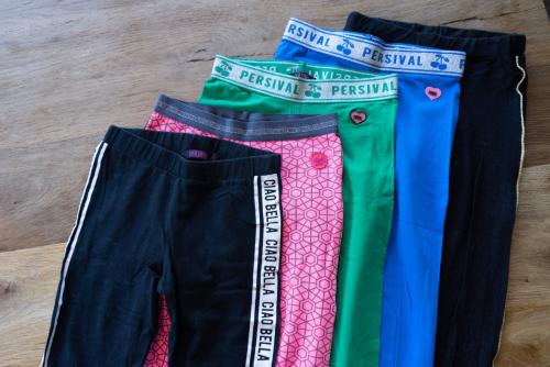 Set van 5 leggings, maat 116-122