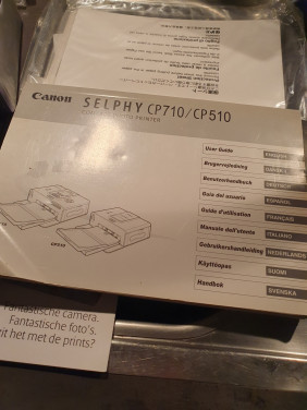 Zgan Canon SELPHY CP-710 draagbare fotoprinter/vanaf geheugenkaarten...
