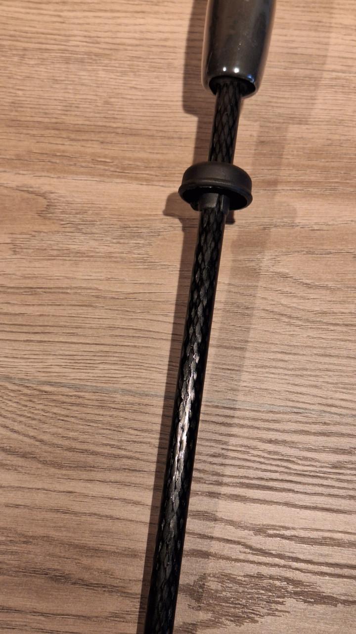 Grote zwarte paraplu met carbon steel van Mercedes-Benz