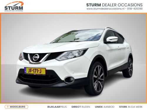 Nissan Qashqai 1.6 tekna | panoramadak | leder | stoelverwarming | navigati