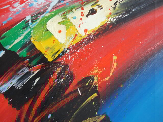 ...Free Abstract ...Acrylschilderij van Olivier