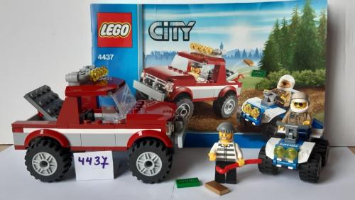 Lego City 4437: politie quad en jeep met 2 minifiguren