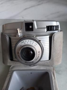 EIND JAREN 60 BILORA BELLA 44 CAMERA + beschermingstasje