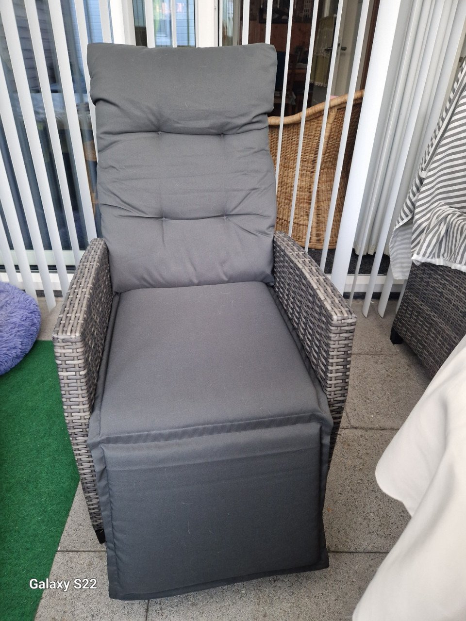 2 Verstelbare tuinstoelen