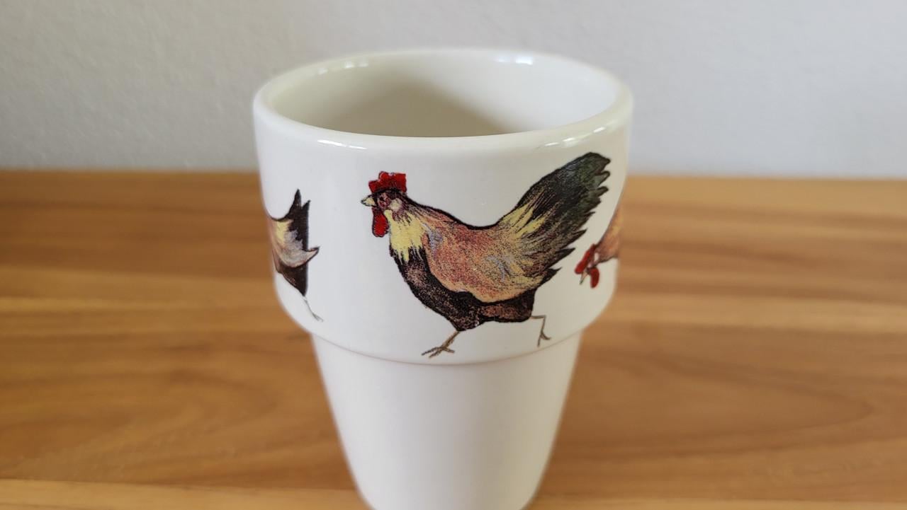 Melkbeker Jet servies Chicken Festival