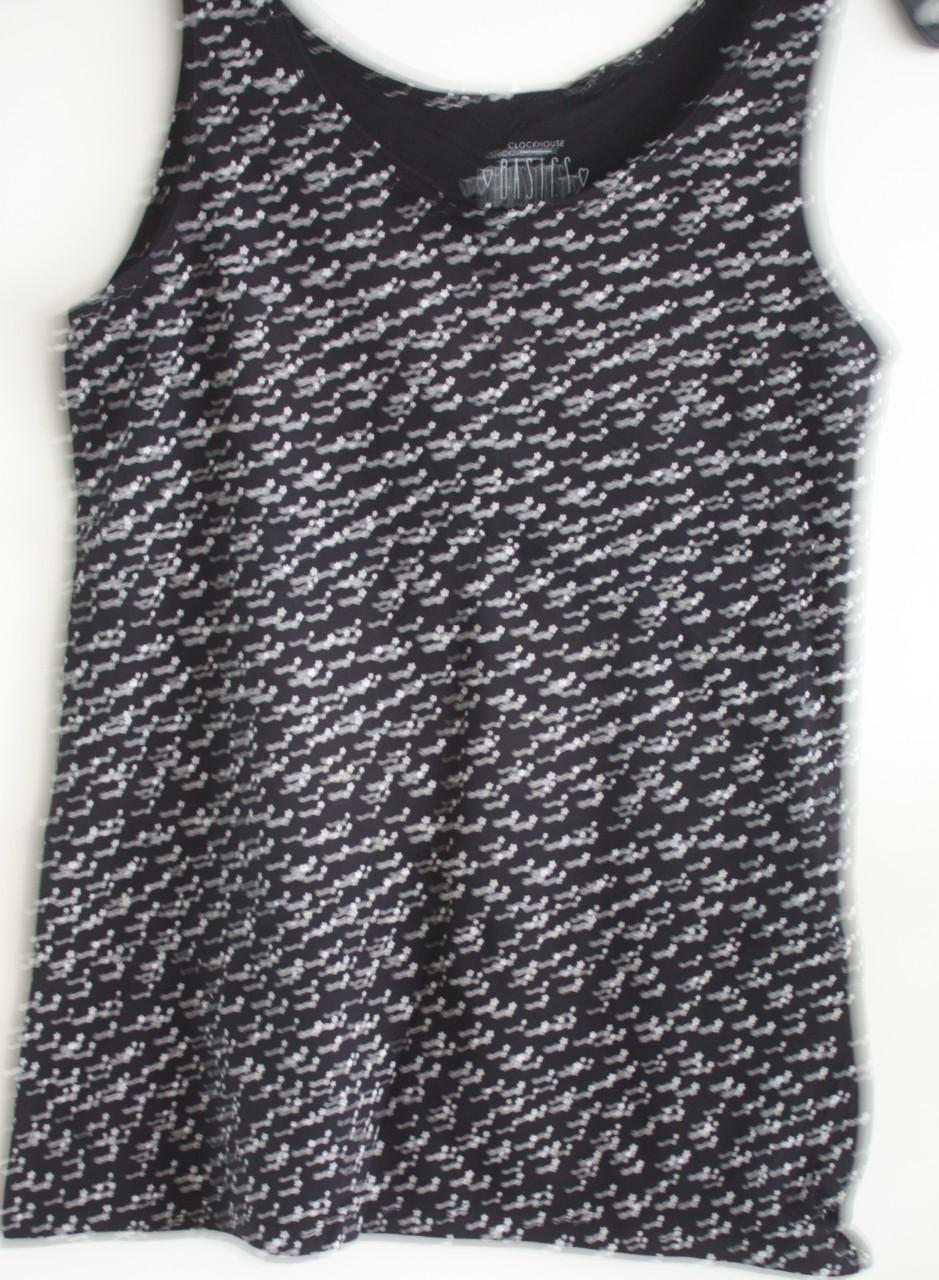 Zwart witte top maat L