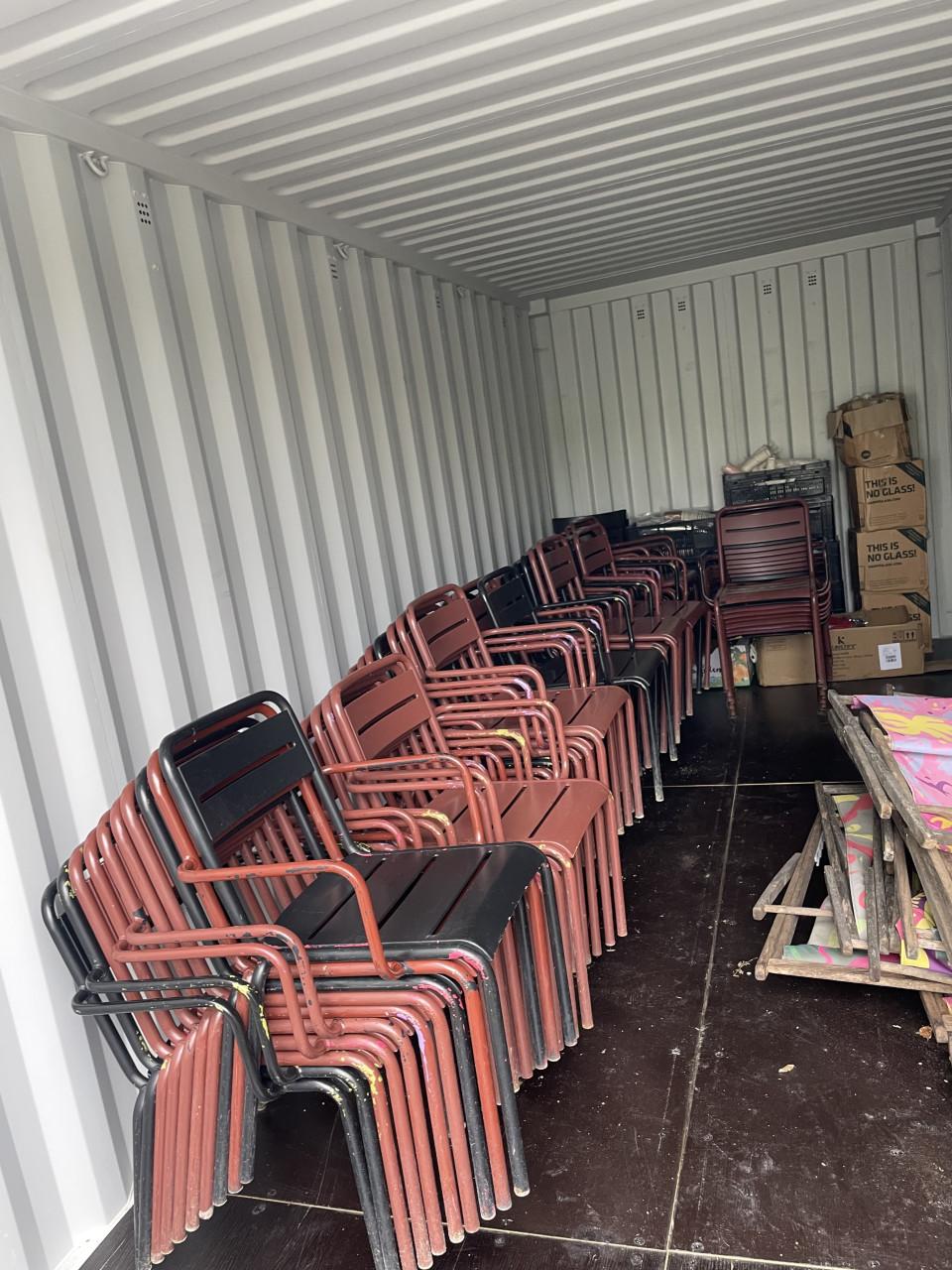 Horeca terras stoelen 76 stuks