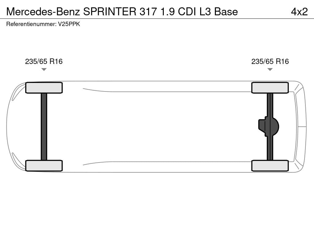 Mercedes-Benz Sprinter 317 1.9 cdi l3 base