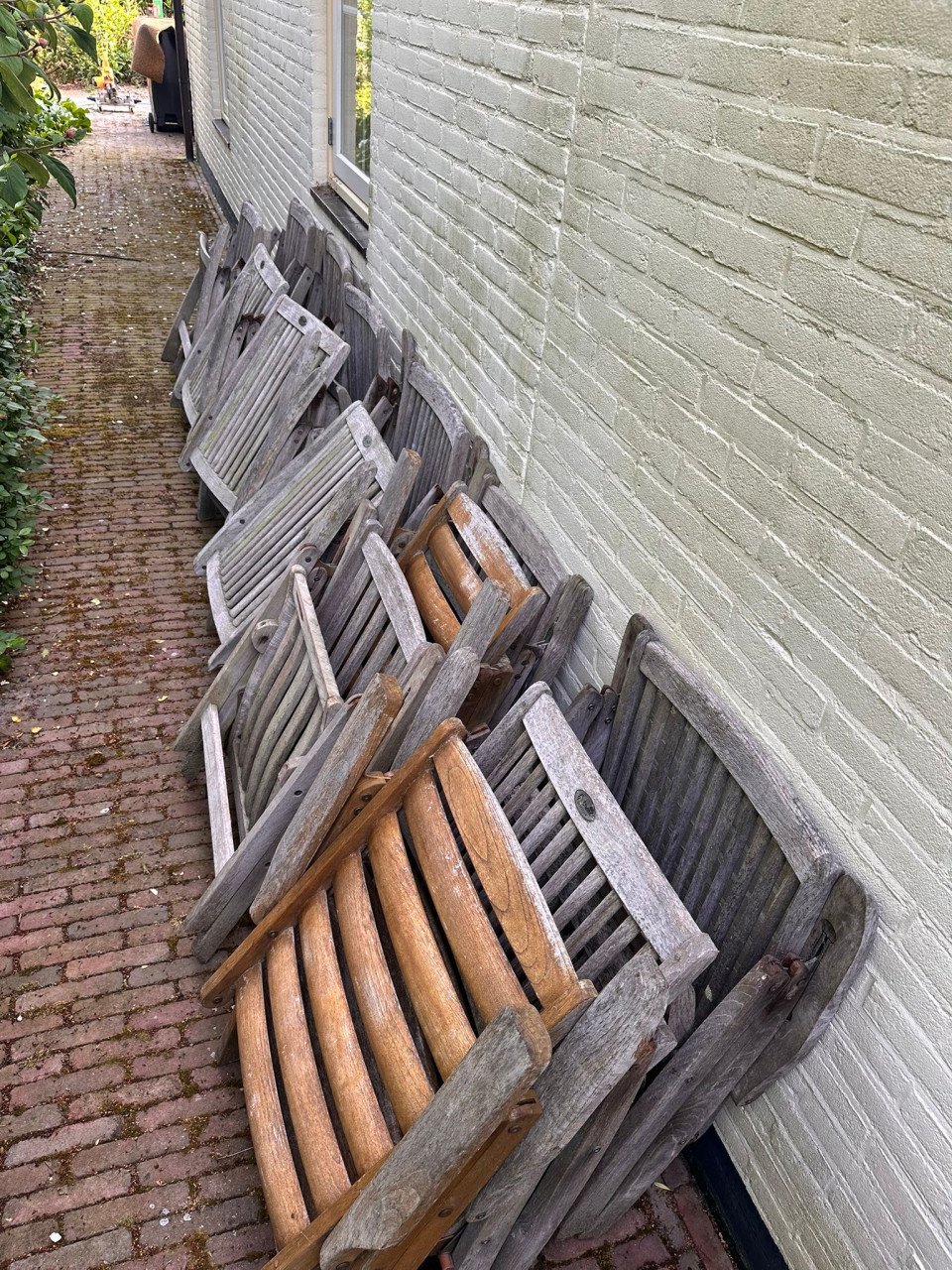 Houten hartman tuinset