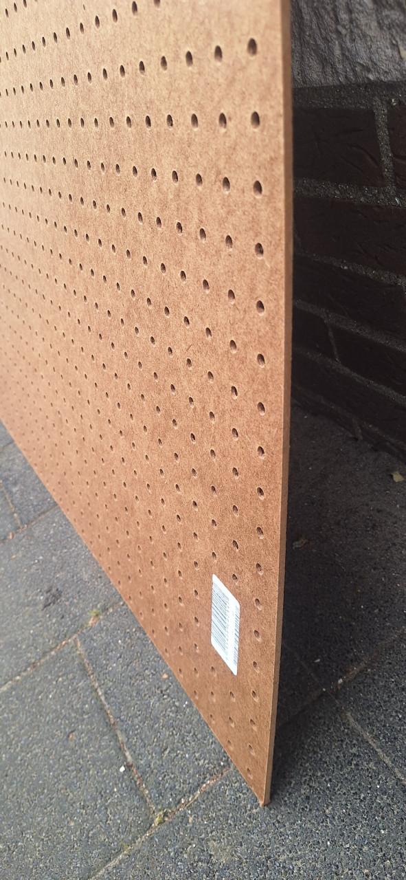 Per 2 geperforeerde hardboard bedplaten 1 + 1 gratis