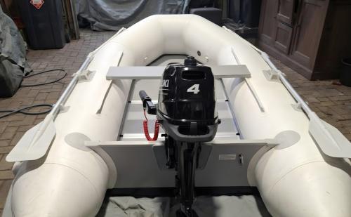 NIEUW zodiac Coralsea rubberboot van 2.90m + Yamaha 4pk 2-takt  Vaarklaar