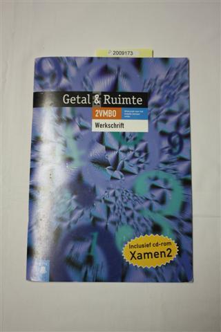 Getal & Ruimte 2 vmbo Wiskunde ISBN: 901107565X Euro 2,50