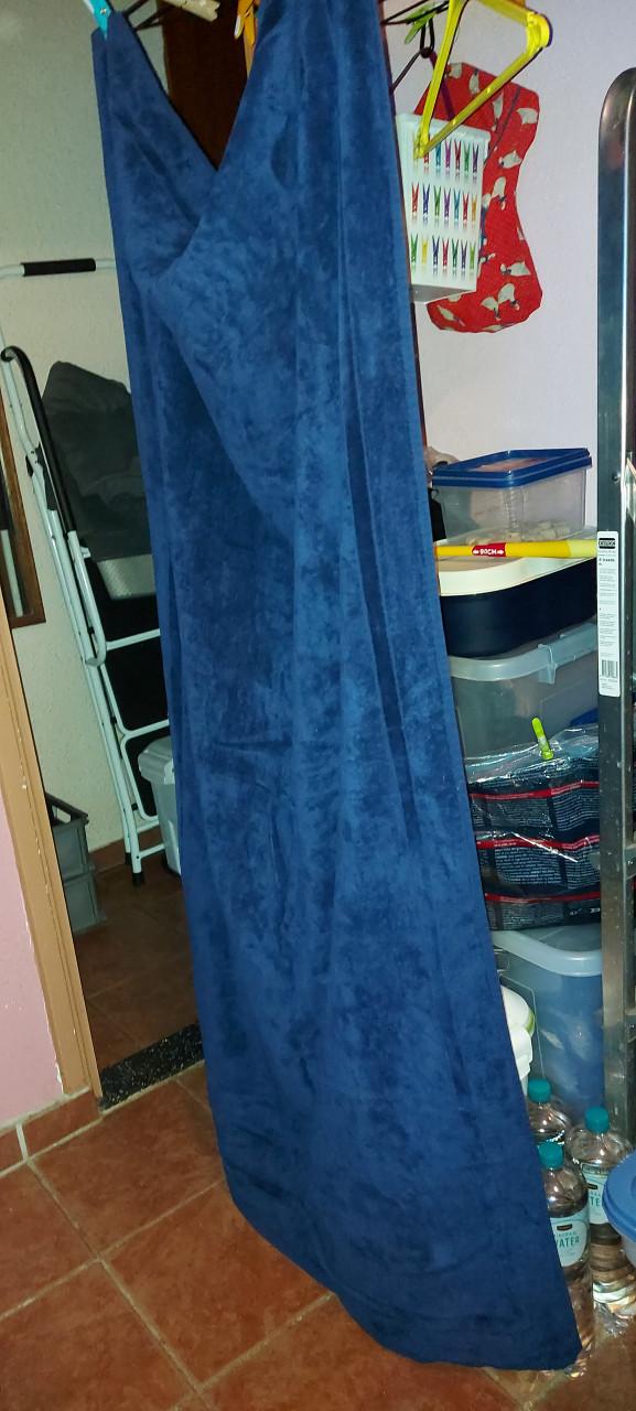 Nieuwe zware blauwe badlakens 90 bij 1.90. 5 stuks