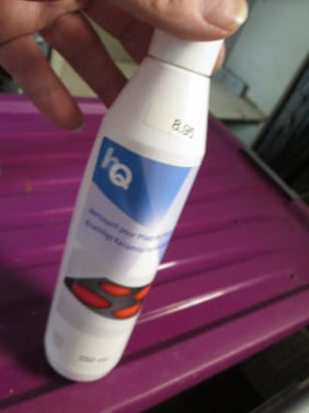 Reiniger kookplaat  nieuwe fles